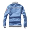 Luxury Men Designer Jacket High Quality Print Denim Mens Designer Coat tops Black Blue Jean Jackets Size S-5XL