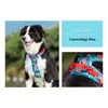 Truelove huisdier hond harnas camouflage reflecterende nylon hond harnas Speciale editie gemakkelijk aan te passen TLH5653 210712