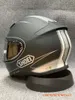 Casques de moto ABS de haute qualité Shoei Z7 Dumb Noir et Blanc Personnalité Casque Quatre Saisons Hommes Femmes Full5223343