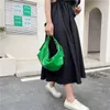 여성 패션 녹색 만두 크로스 바디 핸드백 고용량 소프트 가죽 레저 토트 여성 디자이너 가방 CROS249Q