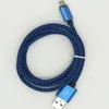 Câble micro USB en tissu tressé 2A 1M 2M 3M Câble de chargeur Type-C pour Samsung LG Sony