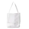 Home Storage Bags Reusable Shopping bag Fruit Vegetables Grocery Shopper Housekeeping Canvas polyester mesh tote RRD7672