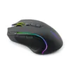 Wireless Gaming RGB Backlit MMO 9 Botões programáveis ​​Mouse com Macro Gravação PC Computador Gamer