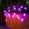 Cordes SpiderBat forme lumière LED solaire étanche Halloween décor atmosphère fête éclairage noël jardin extérieur économie d'énergie