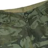 Camouflage Camo Cargo Shorts Hommes Hommes Casual Homme Lâche Travail Homme Militaire Pantalon Court Plus La Taille 29-44 210629