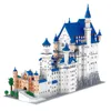 11810pcs Neuschwanstein New Swan Stone Castle Architecture Model Mini Diamond Building Building Buildings Bricks Toys for Children310T