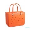 Impermeabile Donna Eva Tote Large Shopping Basket Bags Washable Beach Silicone Bogg Bag Purse Eco Jelly Candy Lady Handbags