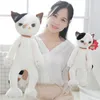 40/60cm Stuffed infeliz Cats Plush Toys Japan Scratch Kitten Peluche Sharp Paw Neko Soft Children Kids Novel Gifts Appease Sleep H0824