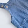Summer Denim Salopettes Shorts Et Combinaisons Pour Enfants Jeans Filles Garçon Vêtements Enfants Pantalon 210528