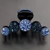 Mulheres Cristal Cabelos Clipes Grandes Garras de Rhinestone Cravo Hairpins Barrettes Bonytail Meninas Acessórios