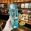 Bunte Glas-Wasserflasche, modischer Reisebecher, Sportwasserflaschen, Camping, Wandern, Wasserkocher, Trinkbecher, Diamant-Geschenk