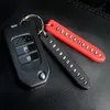 Keychains Anti-Lost Phone Number Plate Car Keychain Pendant Auto Vehicle Card Keyring Portable Multifunctional Miri22