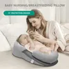 Cuscino per neonati nato Cuscino di supporto per dormire Cuscino concavo morbido per bambini in cartone animato Previene il letto di reflusso dei cuscini per neonati a testa piatta 2110253059648