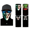 Halbgesichtsserie Schädel-Stirnband Herbst- und Winterpartymasken Schutz magischer Schal warmer Sport Reiten elastische Halloween-Maske ZC438-D