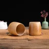 Tasse ronde d'eau en bambou 2022 naturelle faite à la main, ustensiles à boire, tasses avec parfum pour le thé Kung Fu