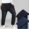 Jeans pour hommes Plus pantalon grande taille noir hommes pantalon en Denim élastique hommes Jean marque homme vêtements