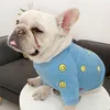 Fashion Dog Ubrania na pielęgnację płaszcza francuskiego rodzic-dziecko kostium buldoga Pug Ubrania dla psów Costume Pet Odzież Ropa Perro 2293G