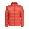 Mannen lichtgewicht Waterbestendig Packable Puffer Jacket Arrivals Herfst Winter Mannelijke Mode Stand Kraag Down Jassen 211104