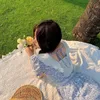 Elegancka sukienka Vingate Kobiety z krótkim rękawem Slim Kwiatowy Sukienka Szyfonowa Sukienka Kawaii Dla Kobiet Koreański Styl Lato Chic 210521