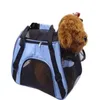 折りたたみペットキャリアバッグ携帯用ナップスック柔らかいスラン犬輸送屋外バッグファッション犬のバスケットハンドバッグ