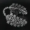 MYFEIVO Bridal Wedding Headpieces Stars Leaf Zircon Bride Crown Hair Comb Jewelry Accessories HQ0835