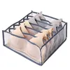 Foldable Storage Boxes Underwear Bra Panty Socks Organizer Stored Box Drawer Closet Scarves Organizers Nylon Mesh Divider Bags6370461