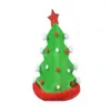 デコレーションハットクリスマスグリーンツリーバンド星ギフト赤と明るい色UCRM928