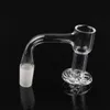 Narghilè completamente saldato banger al quarzo terp slurper bordo smussato 10mm 14mm 18mm maschio femmina 45° 90° per bong in vetro dab rig tubo dell'acqua