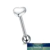 1pc medicinsk rostfritt stål tunga nippel bar piercing industriell barbell örhänge tragus helix öra piercing kropp smycken 14g fabrikspris expert design kvalitet