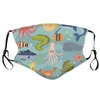 Nieuwe Marine Printed Children Mask Re-Wassable Cotton Cloth Anti-Dust Outdoor Maskers