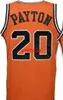 Anpassad retro #20 Oregon State Gary Payton Basketball Jersey Men's All Stitched Orange I alla storlekar 2XS-5XL-namn eller nummer
