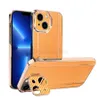 Custodie per telefoni Luxry Full Cover per Iphone 13 Pro Max 13 Mini 12 Pro Max 12 Mini Supporto invisibile Supporto per supporto 6 colori Custodia protettiva antiurto Alta qualità