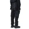 Allievo viaggio 20FW pantaloni funzionali più tasche bara 3d cerniere ykk techwear ninjawear darkwear goth streetwear X0723