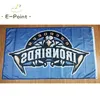 MILB Aberdeen Ironbirds Vlag 3 * 5ft (90cm * 150cm) Polyester Banner Decoratie Flying Home Garden Feestelijke geschenken