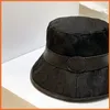 Modedesigner brev hink hatt för män kvinnor fällbara mössor svart fiskare strand sol visir breda brim hattar fällbara damer bow2568