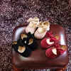 First Walkers POSH DREAM Burgundy Cute Baby Girl Shoes Spring And Autumn 0-3 Year Princess Soft Bottom Girls Walker Shoe