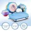 6PCS/Set Universal Silicone Suction Lid-bowl Pan Cooking Pot Lid-silicon Stretch Lids Silicone Fruit Cover Pan Spill Lid Stopper HHC7624