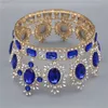 Bridal Tiaras Crown for Women Diadem Crystal Headpieces Prom High Crowns och Tiaras Bröllop Hår Smycken Pagant X0625