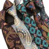 Bow Ties Classic Silk Men Tie Plaid Neck 8cm Paisley Flower Dress Up Business Disual Equal