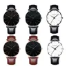 2021 Minimalistiska herrmode Ultravitar Simple Men Business rostfritt stål Mesh Belt Quartz Watch Relogio Masculino311q