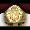 gold signet ring men