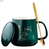 Mugs 550ml Cartoon Totoro Animals Mug Ceramic Cute Couple Cup Coffee Milk Children Birthday Gift227B
