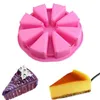 1 PC Okrągły Silikonowy Cake Mold 3D Czekoladowy Muffin Cupcake Cukierki DIY Kremówka Dekorowanie Narzędzia 210423