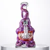 Halloween Style Hookahs 7 Inch Mini Small Oil Rigs Octopus Dab Rig Heady Glass Bongs Bong Showerhead Perc Water Pipes 14mm Joint