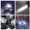 125W Motorcykelstrålkastare med Switch Motorbike Auxiliary Spotlight U7 LED Motor Driving Strobe Flashing DRL Lights för ATV UTV T1211815