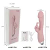 Вагина G-Spot DILDO Rabbit Double Vibrator для женщин стимуляции клитора вибрации женский мастурбатор для взрослых массажер 210618335J