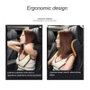 Jinserta 3D Andningsbar bil Nackstöd Nacke Auto Tillbehör Minnesskum Sittkuddar Back Head Restraint Travel Pillow