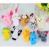 Animal Finger Puppet Baby Kids Plush Toys Cartoon Child Baby Favor Puppets For Bedtime Stories Kids Christmas Gift 1047 V2