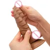 NXY godes énorme réaliste avec ventouse pour les femmes Masturbation peau douce sensation bite grand Phallus Couples jouets sexuels 0121