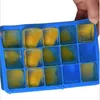 15 moules à glace en silicone en treillis Portable cube carré chocolat bonbons gelée moule bricolage moule à glaçons JJA227